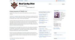 Desktop Screenshot of beefjerkydiet.net